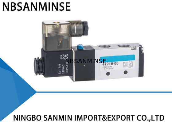 4V210 4V220 4V320 4V410 1/8 "1/4" صمام الملف اللولبي الهوائية آلة أتمتة صمام الهواء Polit