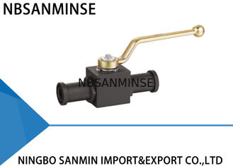 KHB KHM اغلاق الكرة الهيدروليكية صمام الكربون الصلب 16mm 20mm 25mm قطر مع SAE شفة