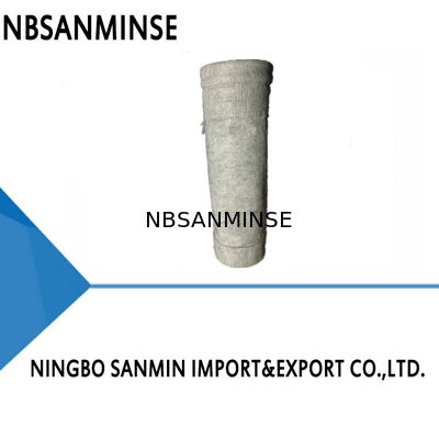 البوليستر مختلط الألياف موصل إبرة حقيبة الغبار كيس فلتر الهواء الصناعي 550g / M2 الغبار واقية أكياس مرشح Baghouse