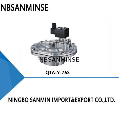 QTA-Y-76S صمام نبضات هوائي صناعة الصلب المقاوم للغبار مصنع Asco نوع حجم كبير