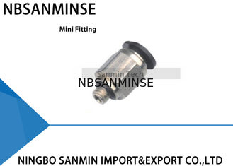 PC - C Compact One Touch Fitting Mini Fittings هوائي يدفع بالهواء هوائي ذكر مستقيم تركيب Sanmin
