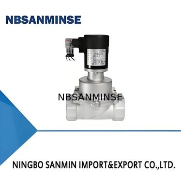 صمام الكهربائي الكيميائي من الفولاذ المقاوم للصدأ 304 مع DC12V-AC380V الجهد و 5-50 درجة مئوية درجة الحرارة