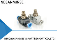 PA Pneumatic Fittings Manual Components Plastic Union Straight Governor Throttle Valve Rapid Push Pipe Fittings Sanmin