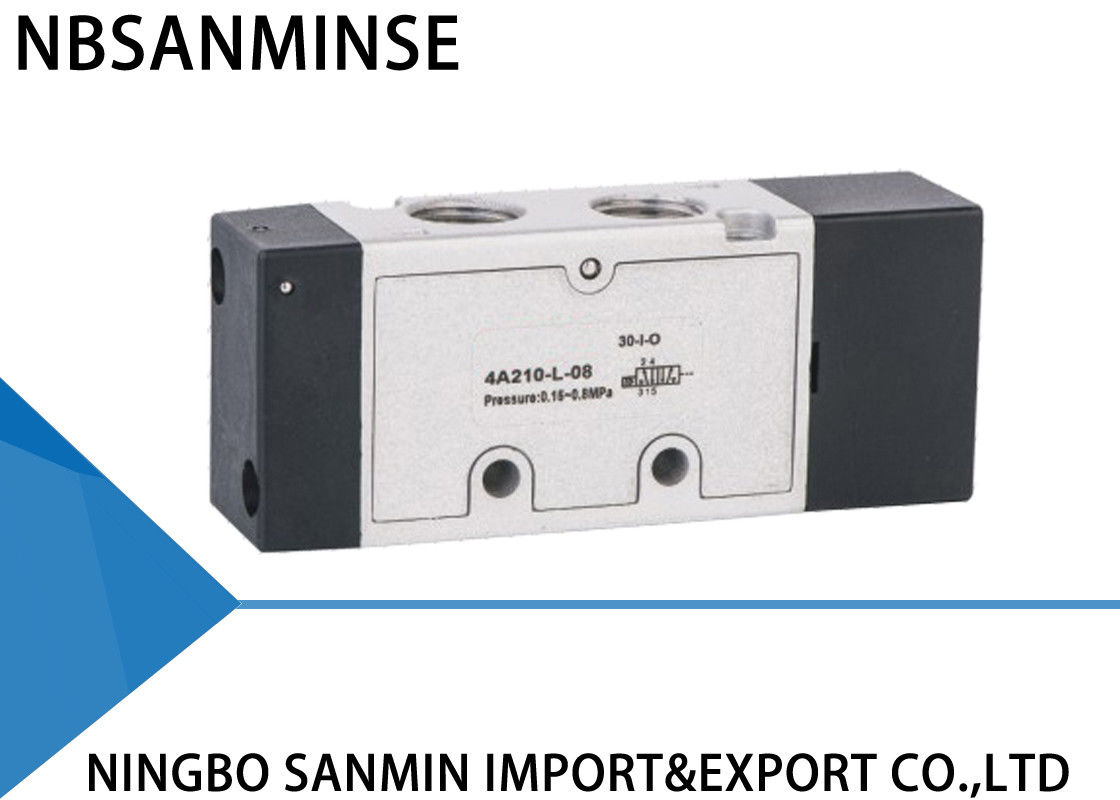 1 / 8 "  1 / 4 "  Port  Single / Double Acting Solenoid Valve ISO9001 Certification