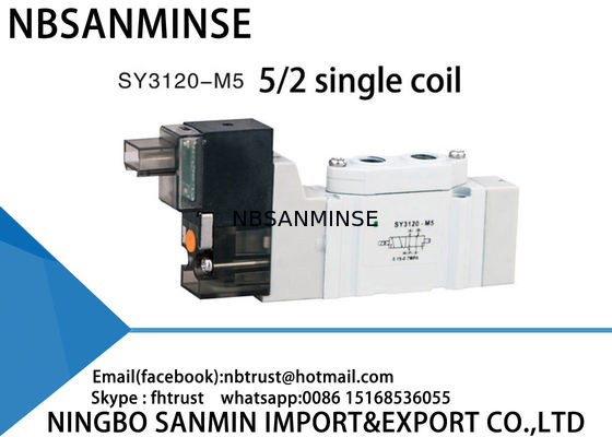 SY3120 SY5120 SY7120 هوائي مضغوط الملف اللولبي صمام صغير أتمتة SMC استبدال AC220V DC24V