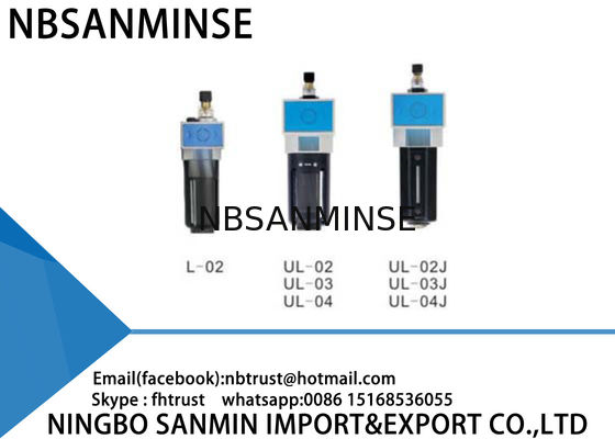L / UL Sanmin Air Line Filter Regulator Lubricator ضاغط الهواء فلتر منظم