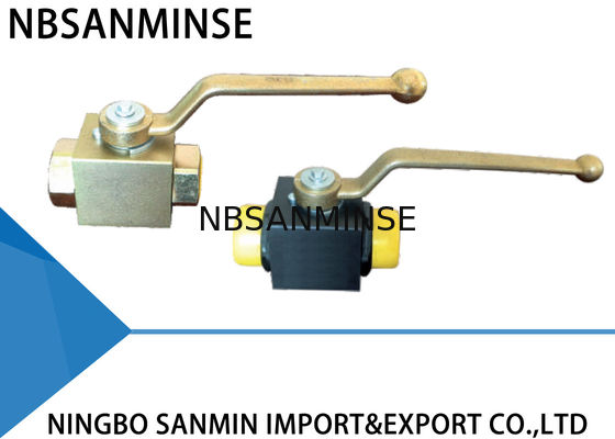 دليل الكربون الصلب / النحاس الكرة صمام هيدروليكي NBR VITON ختم نوع ISO9001 شهادة