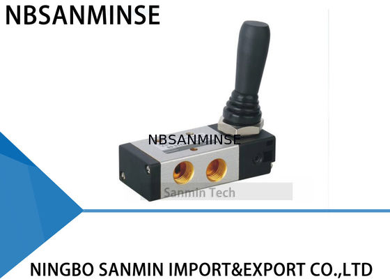 4H سلسلة هوائي الملف اللولبي صمام اثنين الوظيفة / ثلاثة موقف خمس طريقة سحب اليد