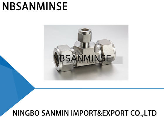 RUT الاتحاد تي الفولاذ المقاوم للصدأ SS316L السباكة تركيب هوائي الهواء المناسب جودة عالية Sanmin