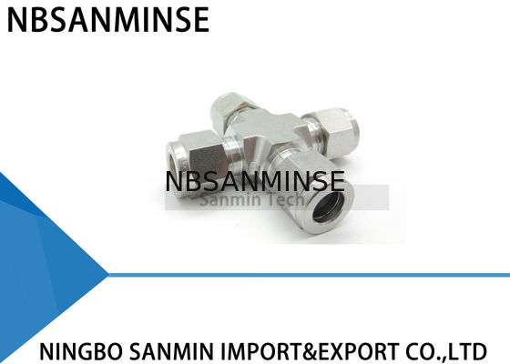 UCR الاتحاد عبر الفولاذ المقاوم للصدأ SS316L مواسير تركيب السباكة الهوائية الهواء المناسب جودة عالية Sanmin