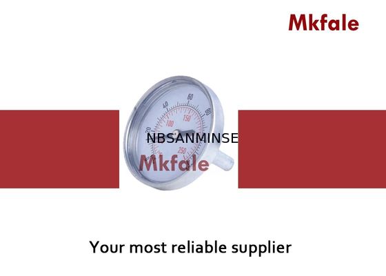 التدفئة / السباكة قياس الضغط السائل الألومنيوم متعلق بنظام المعدنين ترمومتر