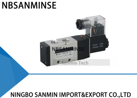 1/4 3/8 1/2 الكهربائية الهوائية الملف اللولبي صمام NBSANMINSE PU520 صمام التحكم في الهواء
