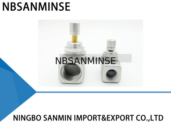 NBSANMINSE RE صمام التحكم في سعة التدفق G 1/8 1/4 3/8 1/2 صمام التحكم بالهواء المضغوط نوع الهواء القياسي