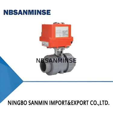 صمام كرة كهربائي مدمج وعالي العزم مع درجة حرارة تشغيل 5-50 درجة مئوية لأداء موثوق به