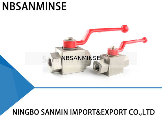 الفولاذ المقاوم للصدأ ارتفاع ضغط الكرة صمام هيدروليكي KHB-G1 / 8 1/4 3/8 1/2 تصميم المضادة للتآكل SS304 SS316