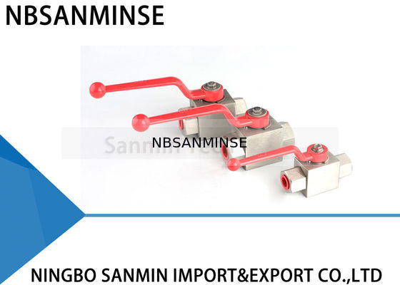 الفولاذ المقاوم للصدأ ارتفاع ضغط الكرة صمام هيدروليكي KHB-G1 / 8 1/4 3/8 1/2 تصميم المضادة للتآكل SS304 SS316