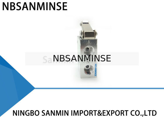 JM سلسلة 1/4 صمام الميكانيكية هوائي وقف نوع الميكانيكية صمام الإغلاق صمام صمام خنق اثنين من موقف ثلاثي