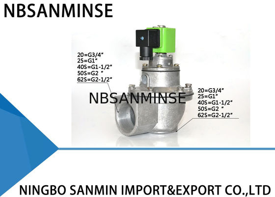 QD-Z 3/4 1 1-1 / 2 2 بوصة نبض جيت صمام مجمع الغبار مزدوج الختم صمام الحجاب الحاجز نوع SBFEC