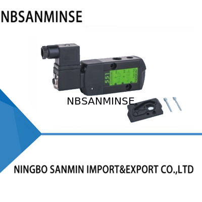 IP65 مقاوم للماء NAMUR صمام الملف اللولبي ذو الملف الواحد 0.2 - 1.0Mpa 60 درجة مئوية NBR PUR Seal NBSANMINSE