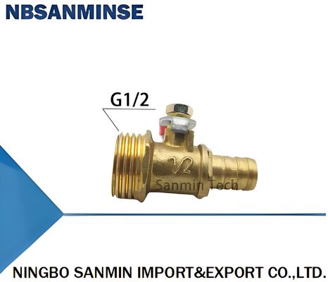 أجزاء ضاغط الهواء صمام الكرة G 1/2 G 1/8 1PC NBSANMINSE