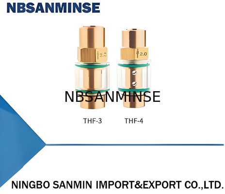صمام التحقق من عودة الزيت THF مع ضغط أقصى 15 بار فتحة 0.8-3.0mm